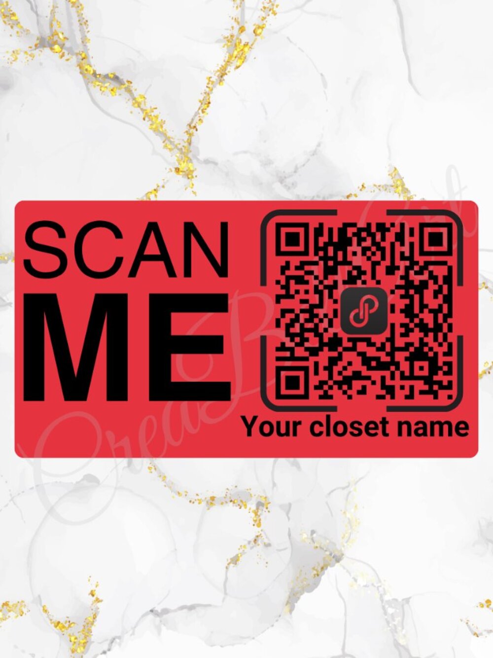 100 Thank you Stickers for Packaging Customizable QR | Small Business Labels - Picture 3 of 10